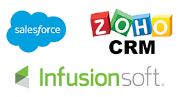 Customer Software Integrations: Salesforce, Zoho, Infusionsoft